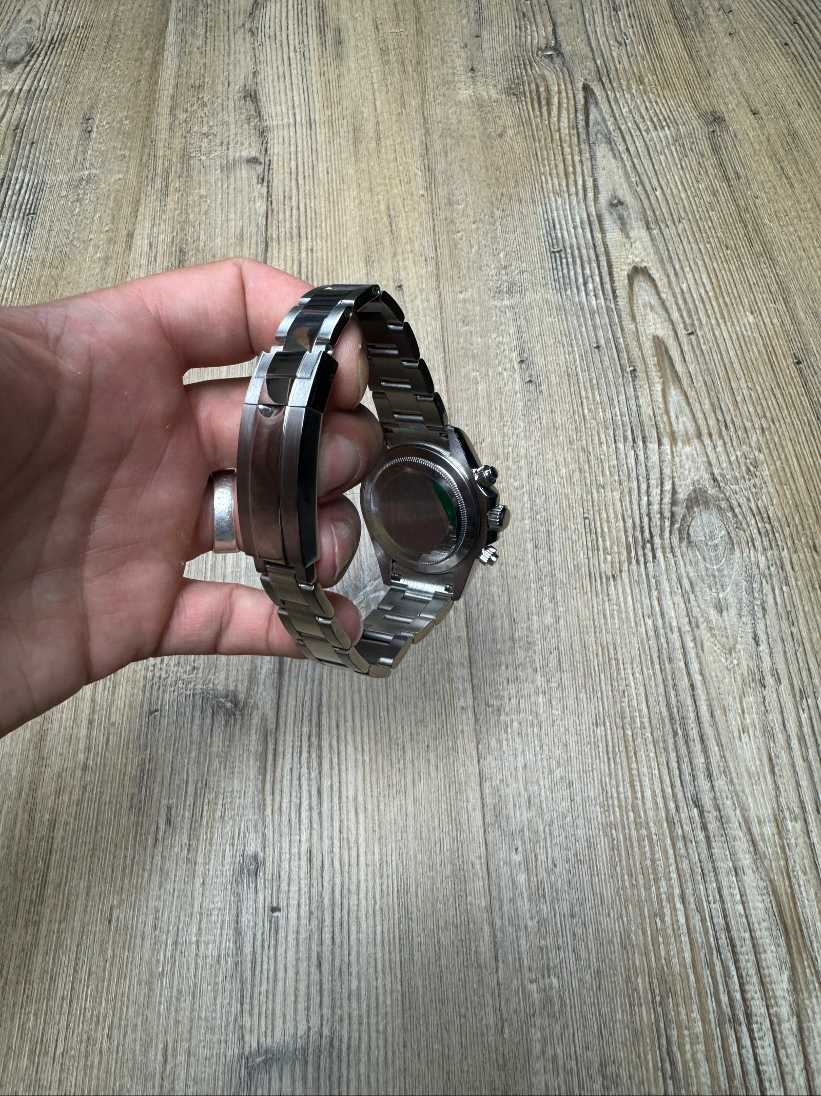 Reloj cronógrafo Panda VK63 – Movimiento Meca-Quartz japonés – Cristal de zafiro – Nuevo – photo 6